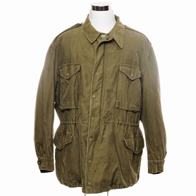 Wrinkle-Resistant US ARMY M-1951 M51 FIELD JACKET 1950'S KOREAN WAR SIZE XL 1ST CAVALRY DIVISION