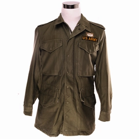 US ARMY M-1951 M51 FIELD JACKET KOREAN WAR SIZE SMALL REGULAR WITH PATCHES Promote