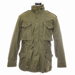 US ARMY M-1965 M65 FIELD JACKET 1977 SIZE MEDIUM REGULAR Snow Proof Hooded Storage Compartment