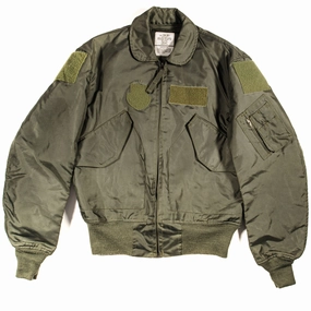 USAF US AIR FORCE FLYERS JACKET SMALL CWU 36/P 1995 100% ARAMID DEADSTOCK Attraction Quick Zip