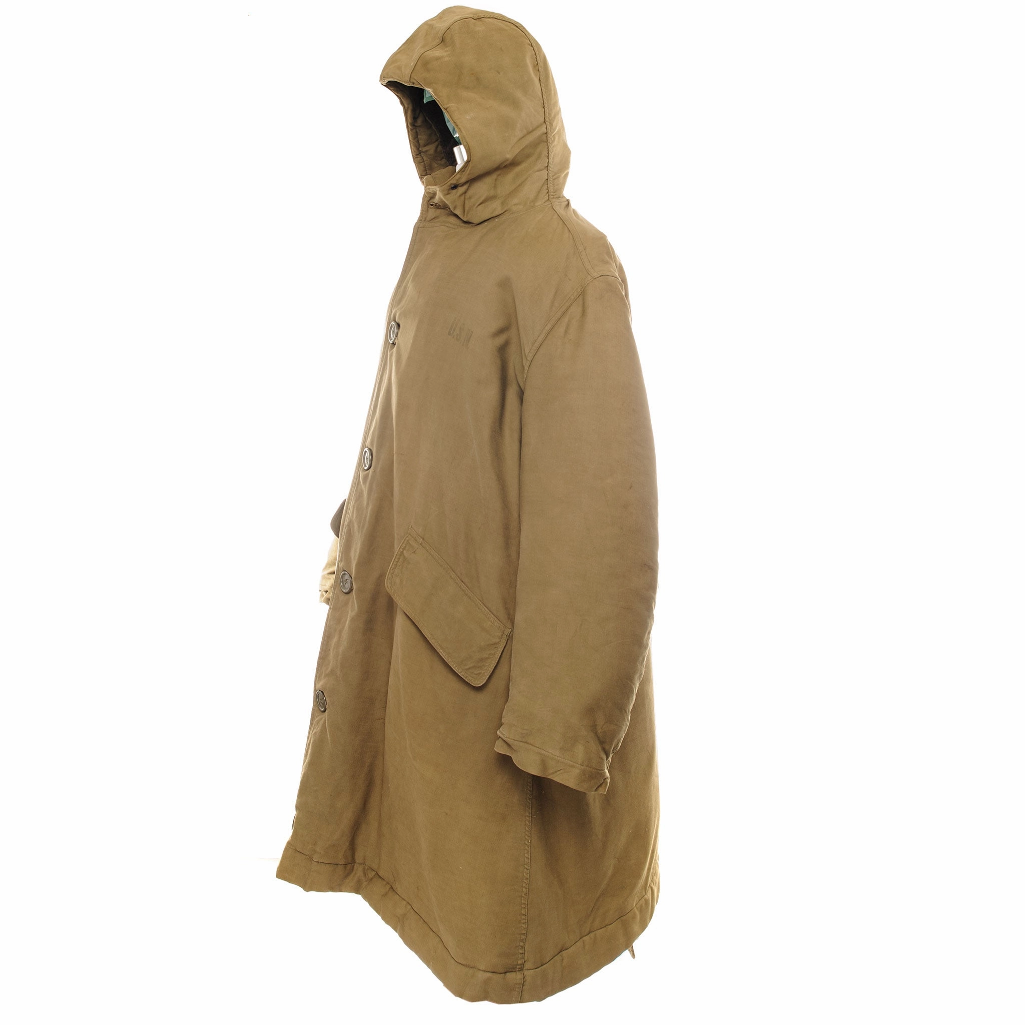 USN US NAVY N-1 N1 DECK JACKET 1945 WW2 SIZE 42 Warm Outerwear