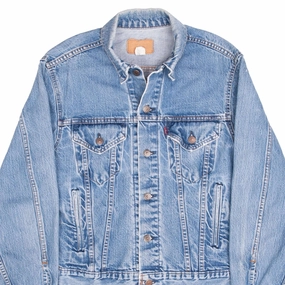 VINTAGE LEVIS TYPE 3 DENIM JACKET 4 POCKETS 71506 1980S SIZE 42 MADE IN USA Commuter Style SeamSealed Construction