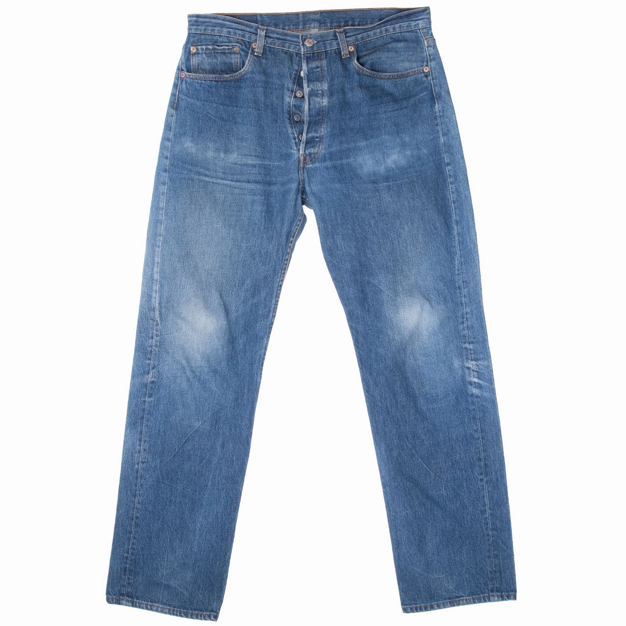 Modern Shopping Day Day Wear VINTAGE LEVIS 501 INDIGO BLUE JEANS 1980S SIZE 36X33 MADE IN USA