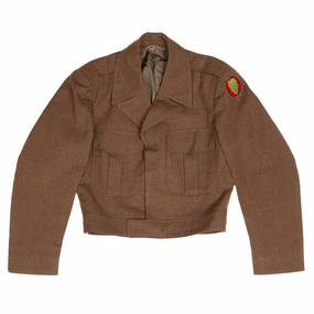 VINTAGE US ARMY M-1950 OFFICER DRESS IKE WOOL OD JACKET 1951 KOREAN WAR SIZE 38S autumn season dancers