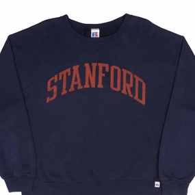 VINTAGE STANFORD RUSSELL CREWNECK SWEATSHIRT 1990S SIZE LARGE Street Style Vibe