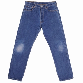 Classic Casual Neutral Loose VINTAGE LEVIS 501 JEANS INDIGO 1990S SIZE W34 L32 MADE IN USA