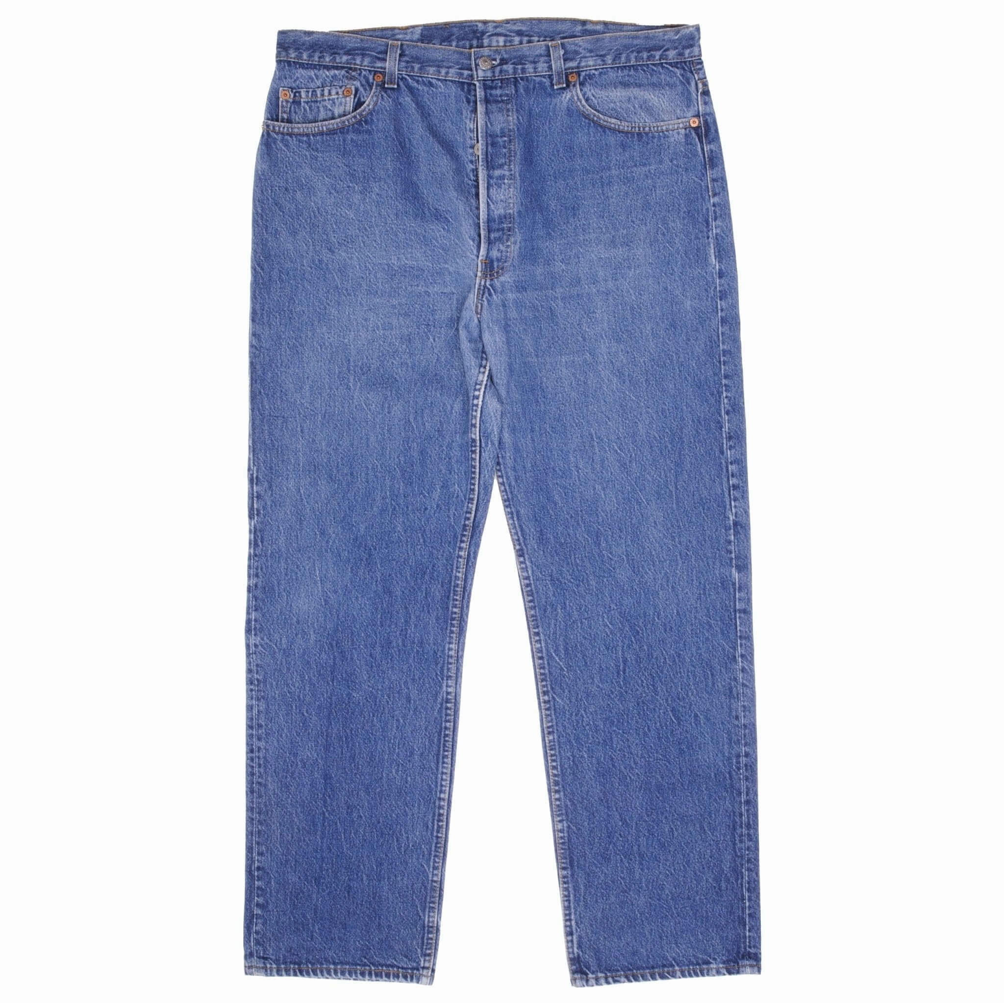 VINTAGE LEVIS 501 JEANS INDIGO 1980S SIZE W38 L32 MADE IN USA Streetwear Fan Minimalist Style Holiday Vibes Work Ready