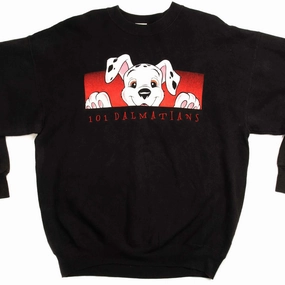product hat style statement Odor-resistant VINTAGE 101 DALMATIANS SWEATSHIRT SIZE XL MADE IN USA