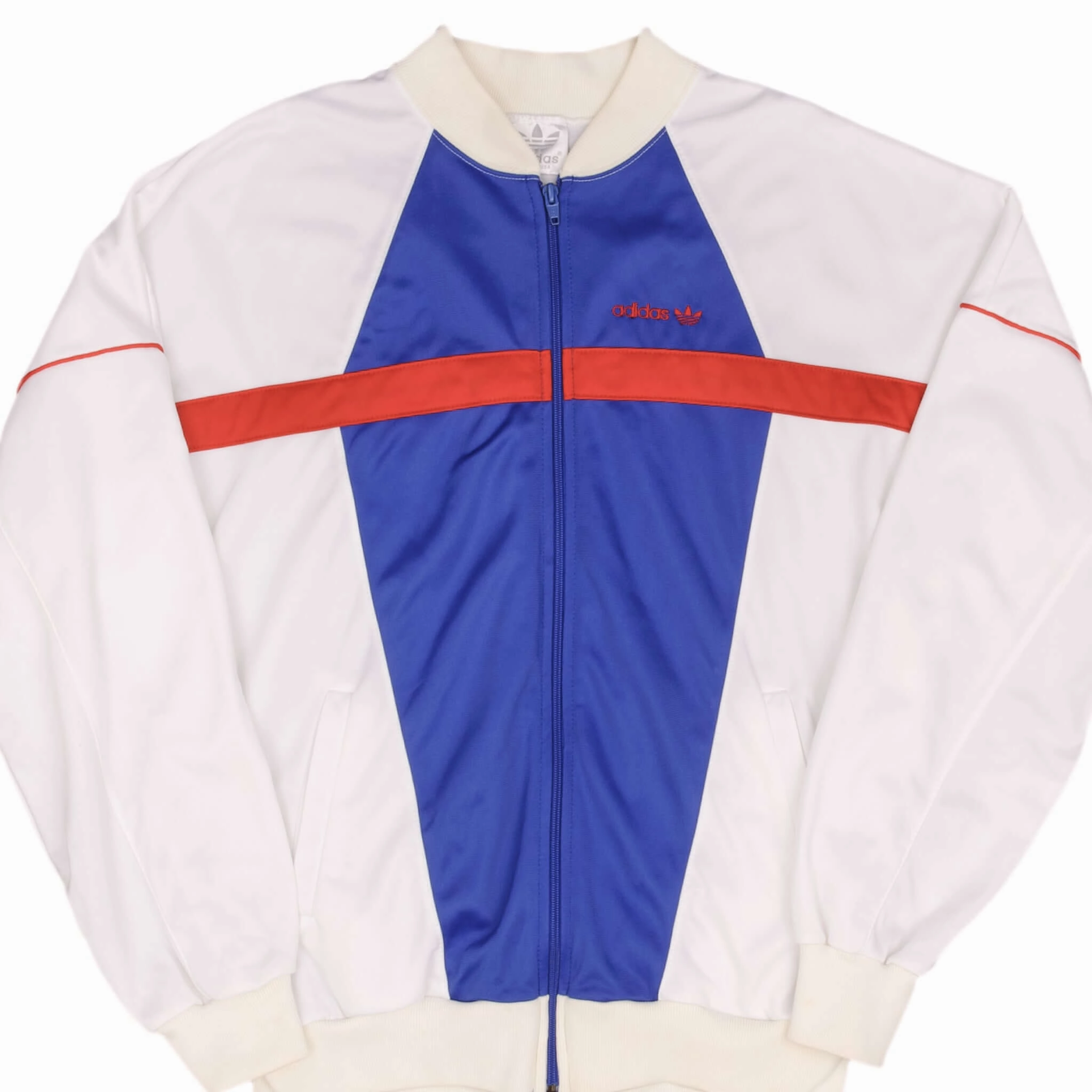 VINTAGE ADIDAS TRACK SUIT JACKET 1970S MEDIUM MADE IN USA Eco Friendly Insulation