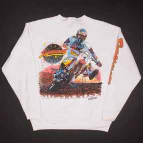 product hat style statement teenagers VINTAGE AMA SUPERCROSS 1993 MOTOCROSS SWEATSHIRT SIZE XL MADE IN USA