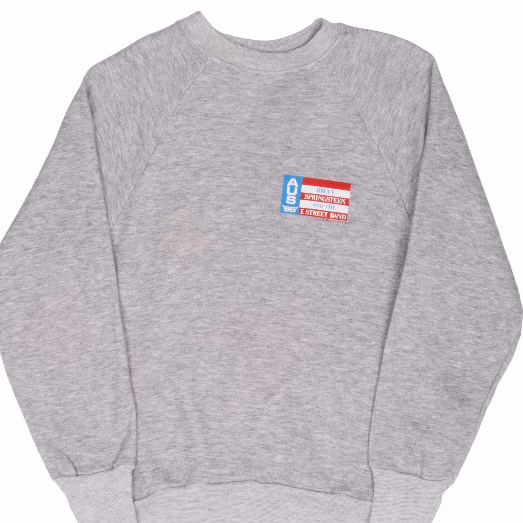 product eco friendliness level VINTAGE BRUCE SPRINGSTEEN & THE E STREET BAND AUSTRALIA 1985 SWEATSHIRT SMALL