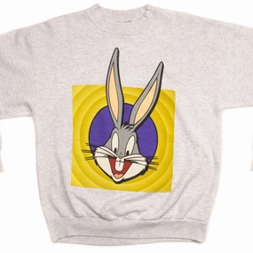 Fall Comfy Fit VINTAGE BUGS BUNNY SWEATSHIRT 1995 SIZE LARGE MADE IN USA