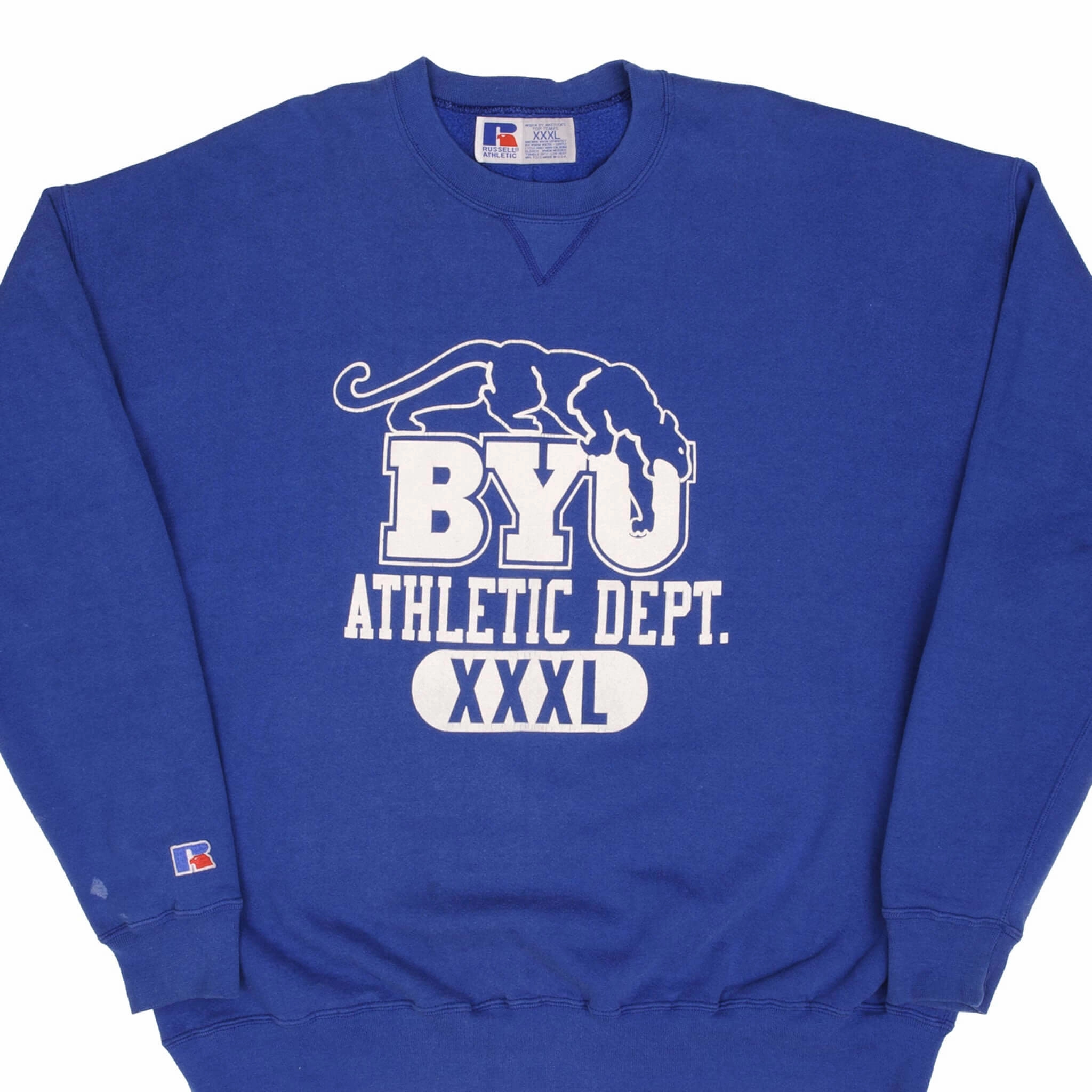 Urban Style Date night VINTAGE BYU BRIGHAM YOUNG UNIVERSITY COUGARS 1990S SWEATSHIRT 3XL MADE IN USA