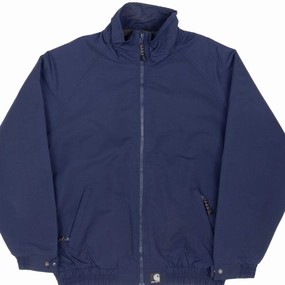 Infatuation VINTAGE CARHARTT BLUE HEAVY WINDBREAKER JACKET 1990S XL