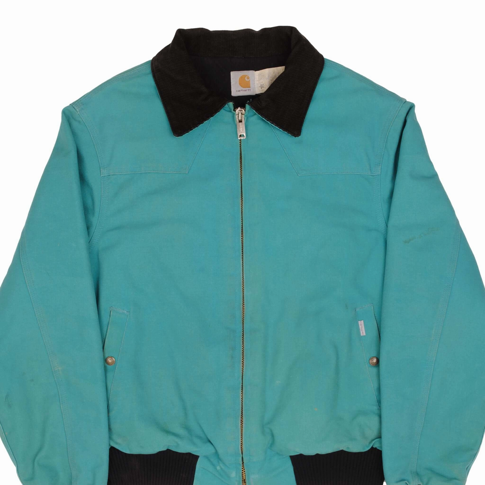 suitable for religious ceremonies Trail Use VINTAGE CARHARTT BLUE SANTE FE WESTERN JACKET  SIZE XL JQ444 1990S MADE IN USA