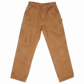 Sleek Shape VINTAGE CARHARTT CARPENTER DOUBLE KNEE SANDSTONE PANTS 1990S SIZE 30X31 MADE USA