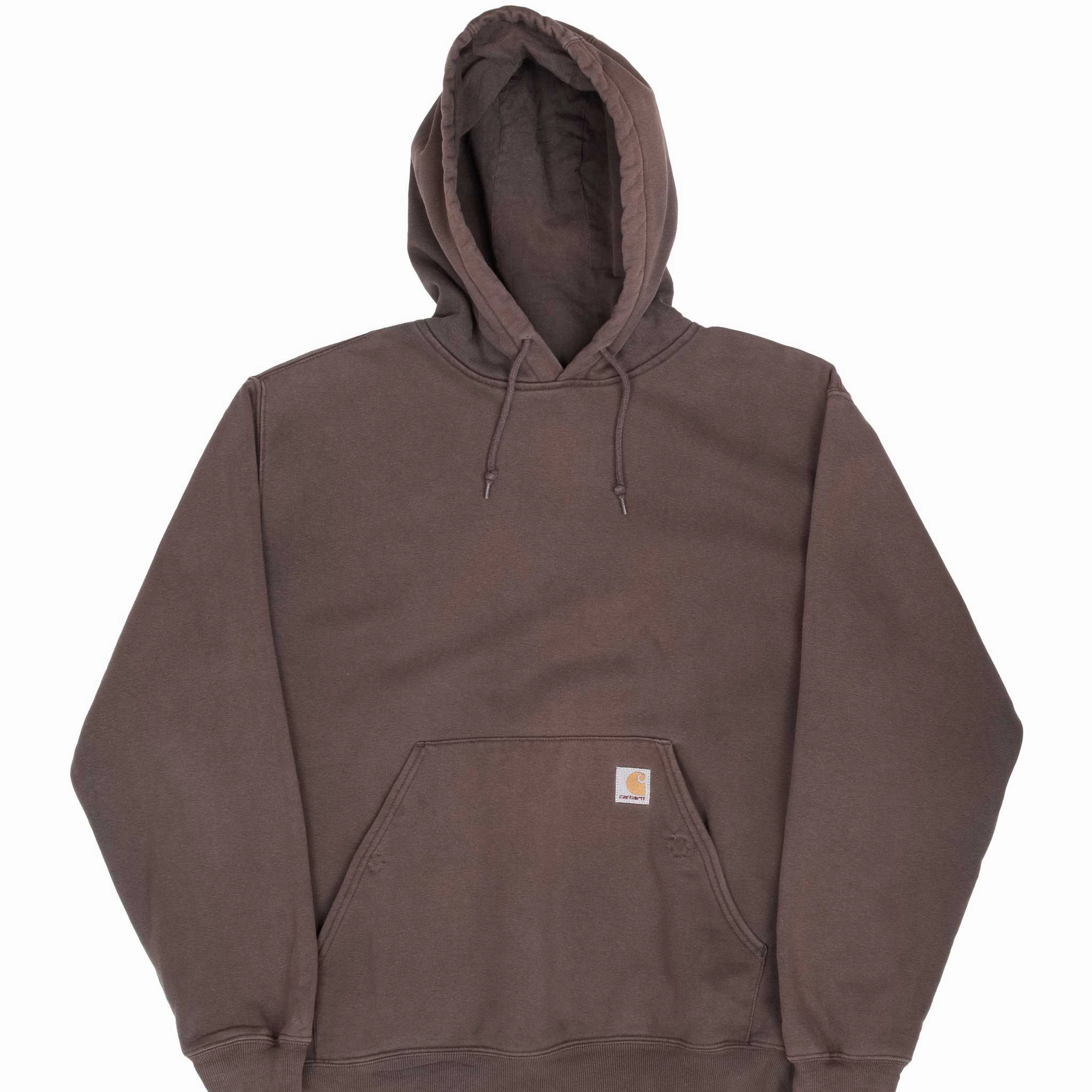 Urban Relaxed VINTAGE CARHARTT CLASSIC BROWN HOODIE SWEATSHIRT LARGE