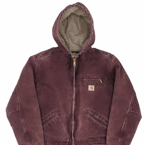 VINTAGE CARHARTT PURPLE SHERPA LINED WOMAN ACTIVE JACKET WJ141DWN SIZE MEDIUM Account