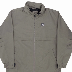 VINTAGE CARHARTT SAGE GREEN WINDBREAKER JACKET 2000S MEDIUM Noise Free Movement StretchMaterial