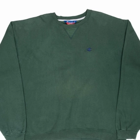 Product Innovation VINTAGE CHAMPION CLASSIC GREEN SWEATSHIRT 2000S 2XL