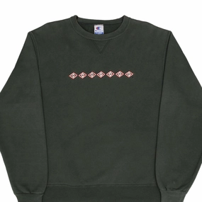 VINTAGE CHAMPION HARVARD UNIVERSITY GREEN SWEATSHIRT 1990S SIZE XL Easy Layer Cozy Street Style