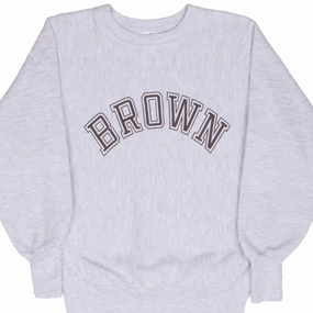 Soft Touch VINTAGE CHAMPION REVERSE WEAVE BROWN UNIVERSITY SWEATSHIRT 1990S SMALL