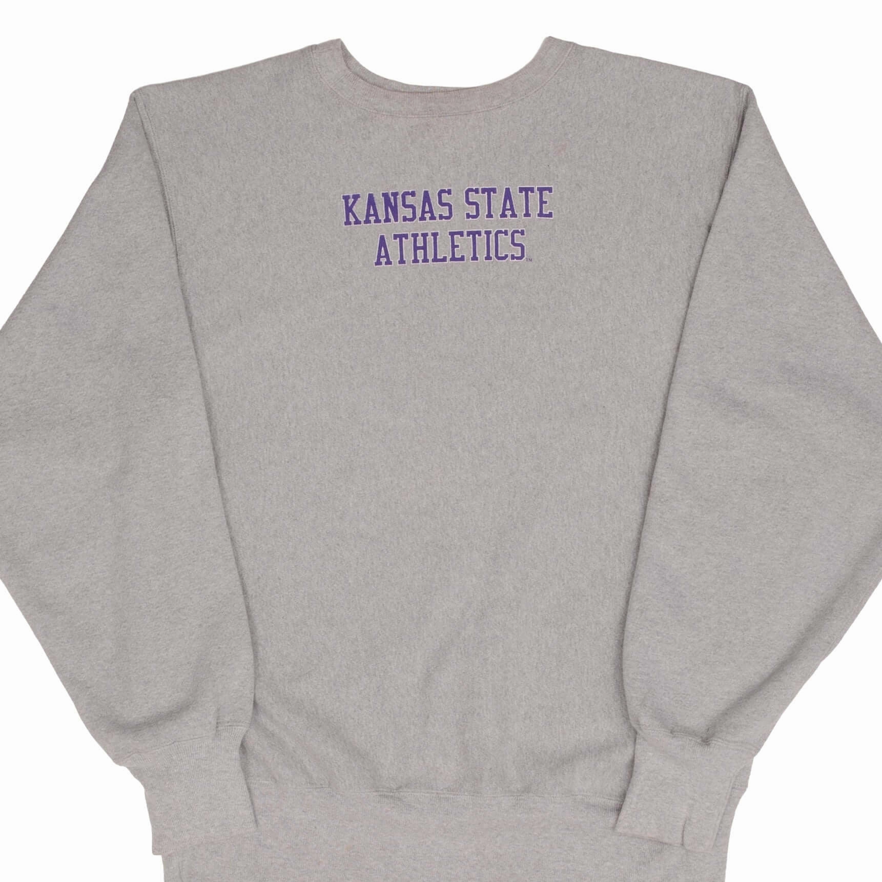 Versatile Layer Home Wear VINTAGE CHAMPION REVERSE WEAVE KANSAS STATE SWEATSHIRT 1990S SIZE XL