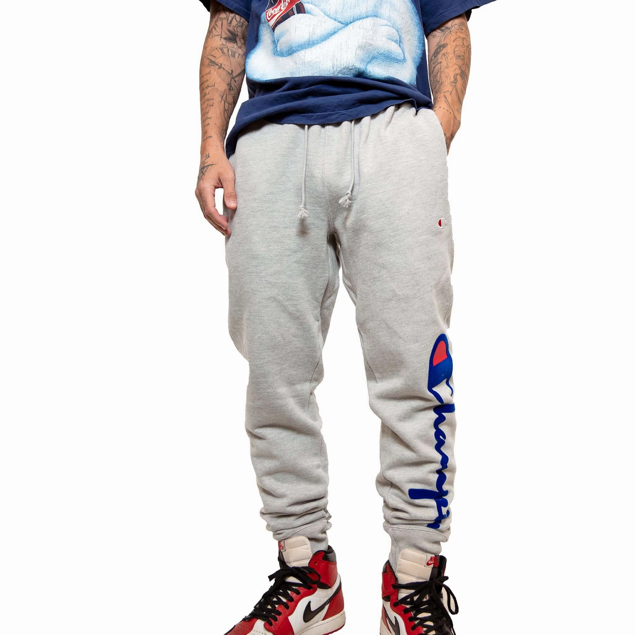 VINTAGE CHAMPION REVERSE WEAVE SWEATPANTS SIZE LARGE DEADSTOCK NOS Tagless Neckline Comfort