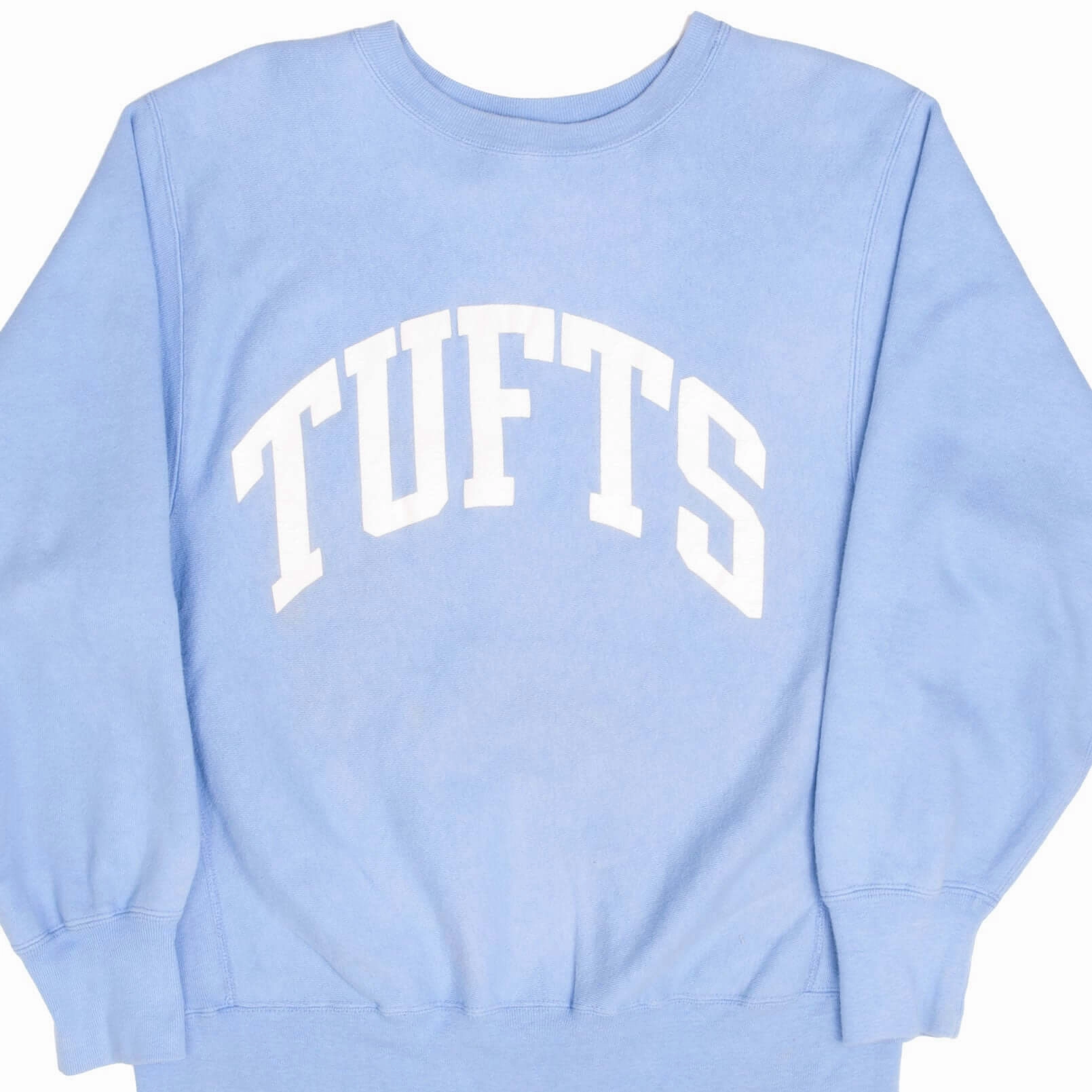 VINTAGE CHAMPION REVERSE WEAVE TUFTS UNIVERSITY SWEATSHIRT 1980S LARGE MADE USA Trendy Colors