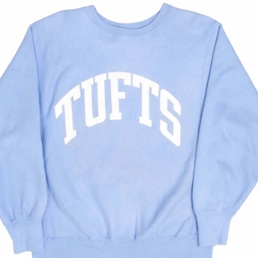 VINTAGE CHAMPION REVERSE WEAVE TUFTS UNIVERSITY SWEATSHIRT 1980S LARGE MADE USA Trendy Colors