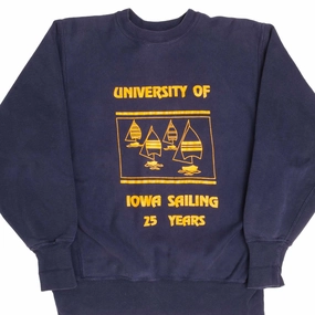 Sporty Jacket VINTAGE CHAMPION REVERSE WEAVE UNI OF IOWA SWEATSHIRT 1980S LARGE MADE USA