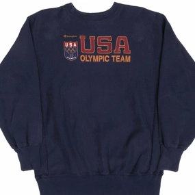 VINTAGE CHAMPION REVERSE WEAVE USA OLYMPIC TEAM SWEATSHIRT 1996 XL MADE USA Travel Relaxed