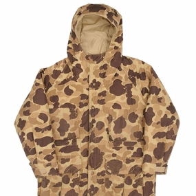 Ribbed Cuffs musicians VINTAGE COLUMBIA GORETEX DUCK CAMO HUNTING PUFFER JACKET 1980S SIZE MEDIUM