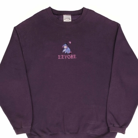 VINTAGE DISNEY EEYORE EMBROIDERED 1990S SWEATSHIRT SIZE MEDIUM Cool in summer product date night charm factor