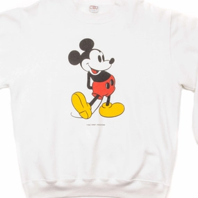 VINTAGE DISNEY MICKEY MOUSE SWEATSHIRT SIZE LARGE MADE IN USA Soft Layers pattern trend