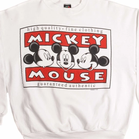 VINTAGE DISNEY MICKEY MOUSE SWEATSHIRT SIZE XL MADE IN USA Warm Fashion material trend
