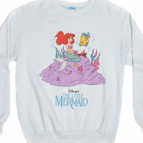 fit for home VINTAGE DISNEY THE LITTLE MERMAID 1980s SWEATSHIRT SIZE LARGE MADE IN USA