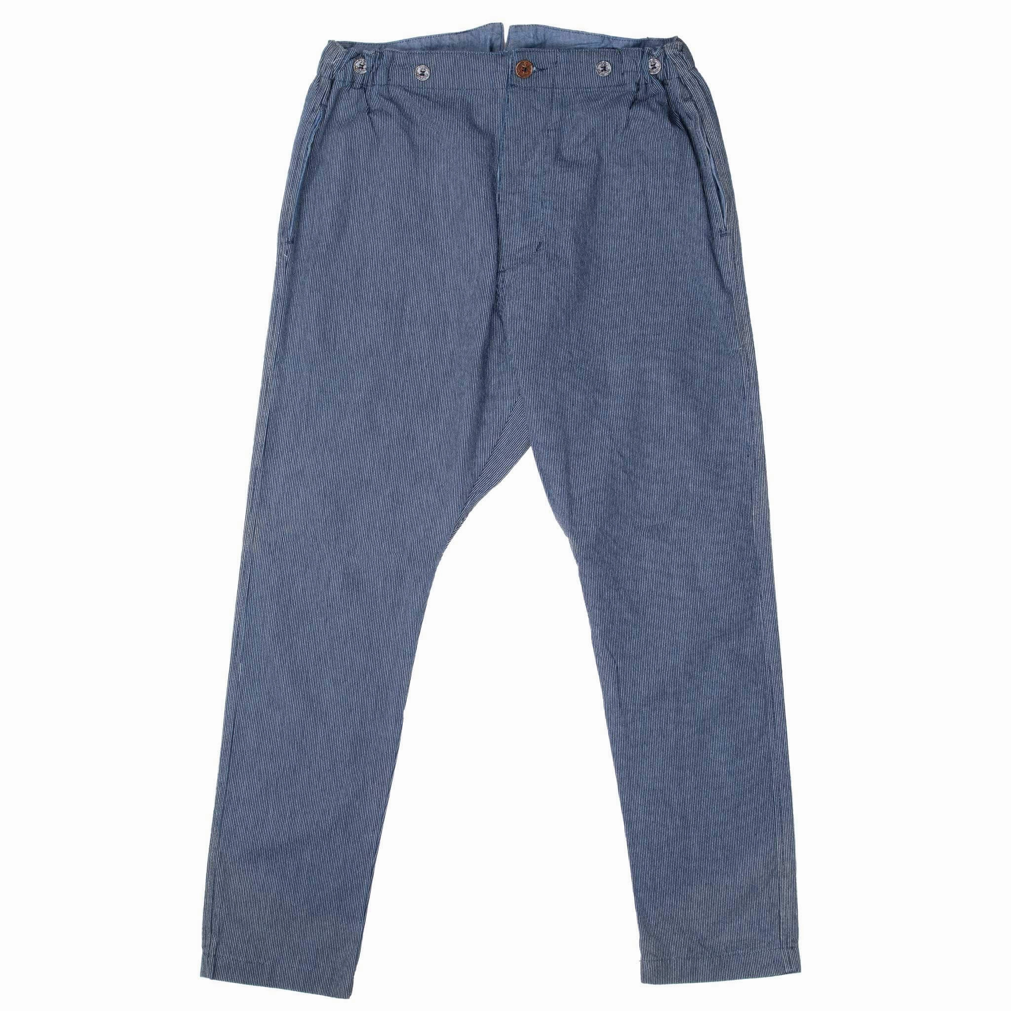 VINTAGE DR COLLECTORS BUCKLE BACK BLUE JEANS LARGE 32X29 MADE IN USA Low Profile Zipper Minimalist Style Chill Outfit