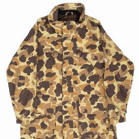 VINTAGE DUCK CAMO GORETEX CABELA'S HUNTING JACKET MEDIUM DEADSTOCK Sporty Look