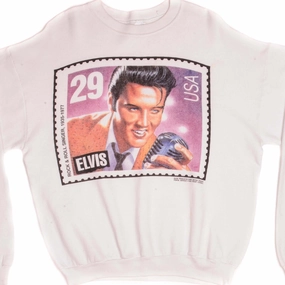VINTAGE ELVIS PRESLEY USPS SWEATSHIRT 1992 SIZE XL MADE IN USA product snowboarding suitable thrill Sporty Wearable