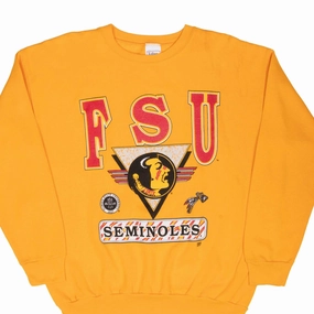 VINTAGE FLORIDA STATE SEMINOLES FSU SWEATSHIRT 1990S XL MADE IN USA appropriate for weekdays