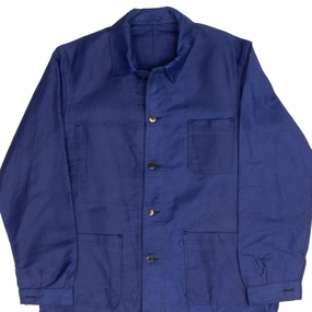 Travel Fit VINTAGE FRENCH WORKWEAR BARBE BLEUE JACKET 1960S SIZE MEDIUM MADE IN FRANCE