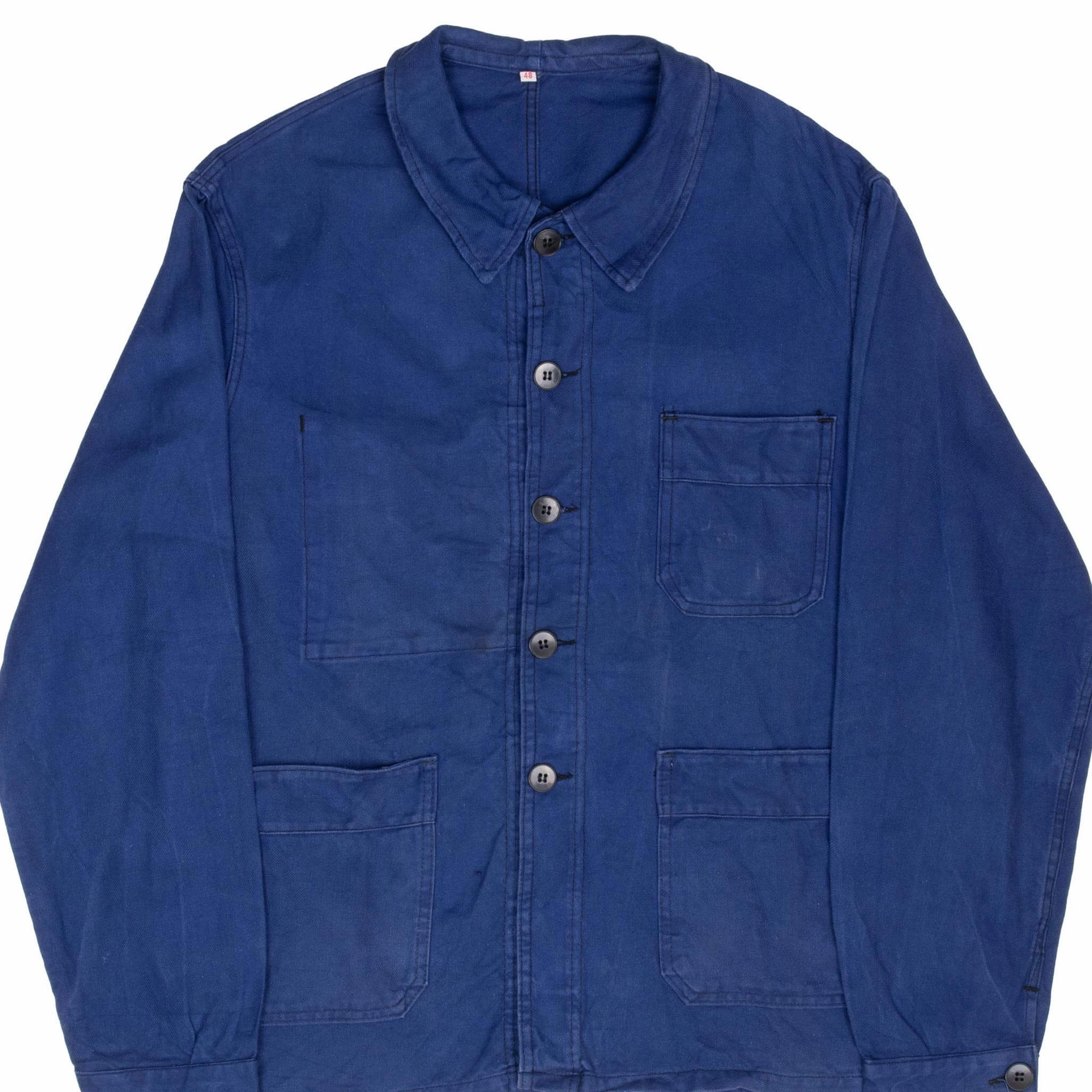 low quality VINTAGE FRENCH WORKWEAR MONT ST MICHEL MOLESKIN JACKET 1960S MEDIUM MADE FRANCE