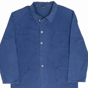 Appointment Generosity VINTAGE FRENCH WORKWEAR TWILL HERRINGBONE HBT JACKET 1960S SIZE XL