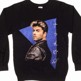 Premium Comfort VINTAGE GEORGE MICHAEL SWEATSHIRT 1989 SIZE SMALL MADE IN USA