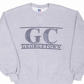 Casual Vibes VINTAGE GEORGETOWN COLLEGE RUSSELL SWEATSHIRT 1990S LARGE MADE IN USA