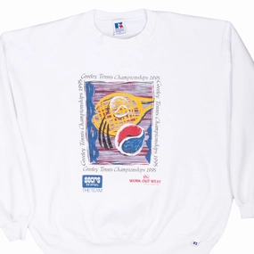 Comfortable Fashion Fashion Basics VINTAGE GREELEY TENNIS CHAMPIONSHIPS 1995 SWEATSHIRT XL MADE IN USA