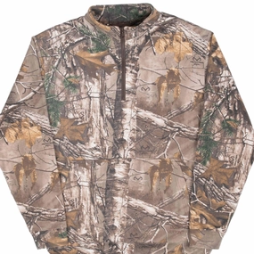 product sporty appeal VINTAGE HUNTING REALTREE XTRA CAMO QUARTER ZIP SWEATSHIRT LARGE