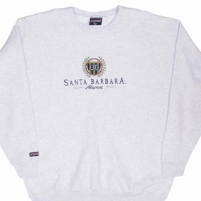 Comfort Wear Trend Focus VINTAGE JANSPORT UCSB SANTA BARBARA GREY SWEATSHIRT 1990S XL MADE IN USA