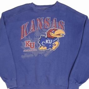 VINTAGE KANSAS UNIVERSITY JAYHAWKS SWEATSHIRT 1990S SIZE XL Fashion Basics